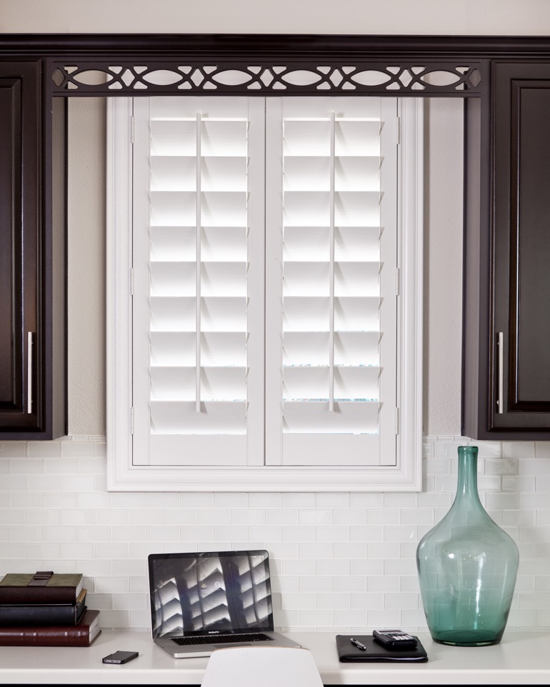 Shutters in kitchen